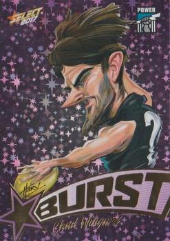 2017 Select Footy Stars - Starburst Caricatures Purple #SP51 Chad Wingard Front